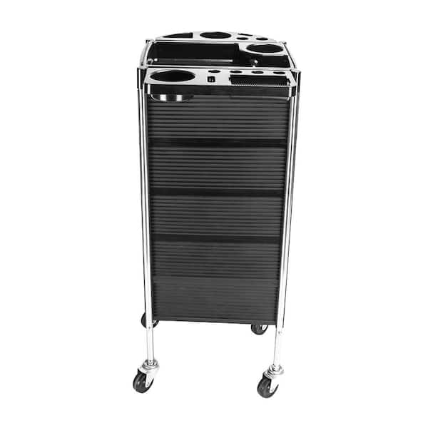 Salon Tray Rolling Trolley Storage Cart Hair Extension Holders for  Hairstylist