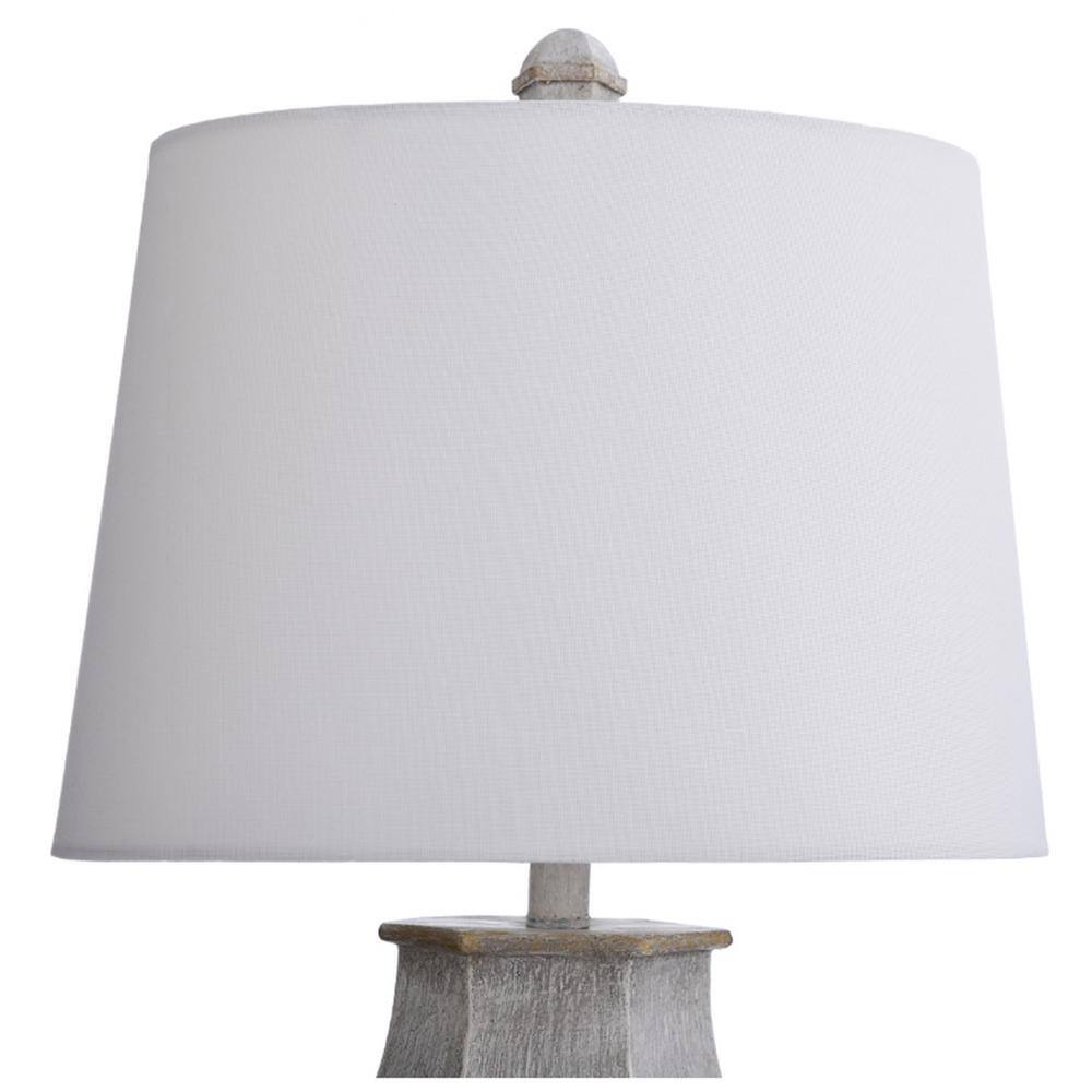 Basilica Sky 30" Table Lamp with White Hardback Shade