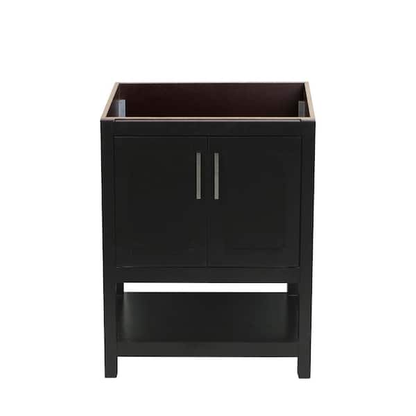 Tufino 25 in. W x 19 in. D Bath Vanity Cabinet Only in Espresso