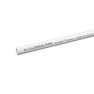 1 in. x 10 ft. White PVC Schedule 40 Potable Pressure Water Pipe