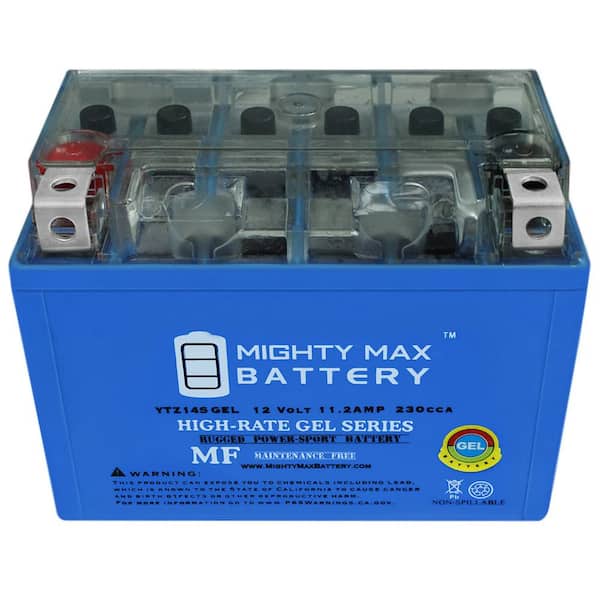 MIGHTY MAX BATTERY YTZ14S GEL Replacement Battery for Yuasa YTZ14S