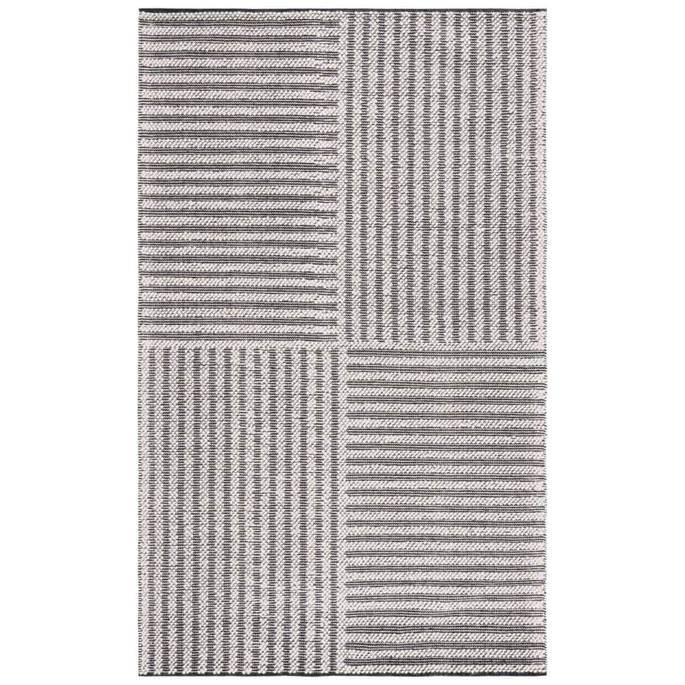 Natura 4 ft. x 6 ft. Ivory/Black Striped Abstract Area Rug price history on PriceWatchPro