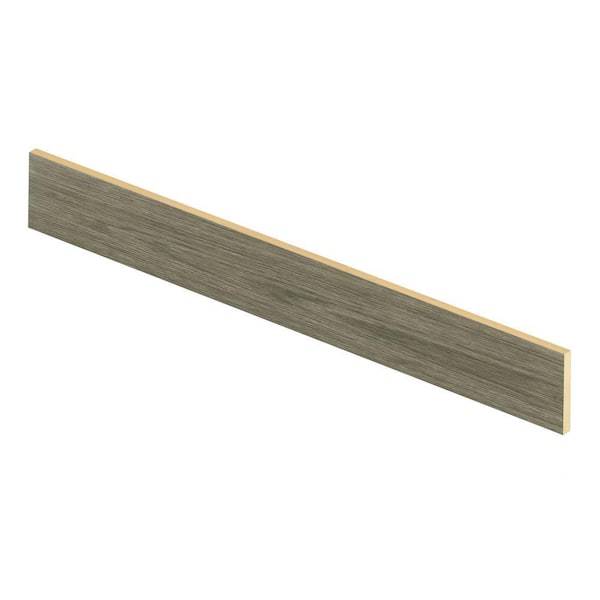 Cap A Tread Grey Yew 94 in. Length x 1/2 in. Deep x 7-3/8 in. Height Laminate Riser to be Used with Cap A Tread