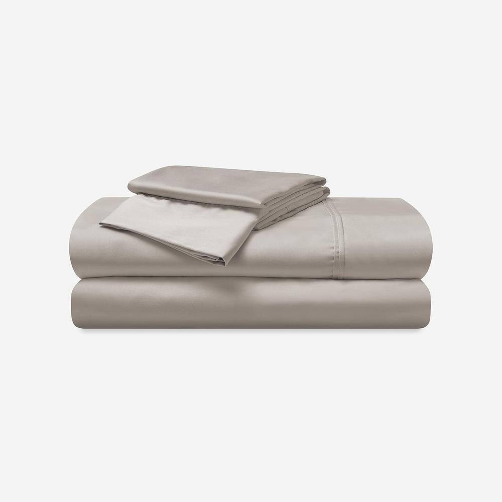 Medium Beige Split Head Queen Hyper-Cotton Bamboo Blend Sheet Set
