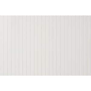 3/16 in. x 32 in. x 48 in. White True Bead Wainscot Panel