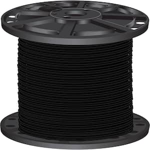 2,500 ft. 10 Black Solid CU THHN Wire