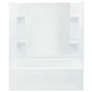 Classic 500 Shower Base 60~x30~ Center Drain in High Gloss White  B12135-6030C-WH