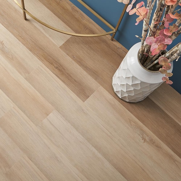 Cippia Oak Fawn 28 MIL x 6 in. W x 48 in. L Click Lock Waterproof Luxury Vinyl Plank Flooring (23.45 sq. ft./Case)
