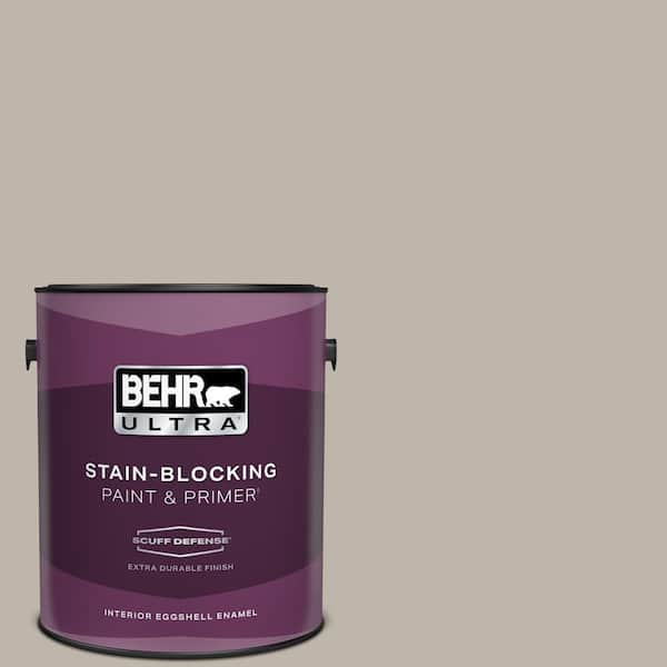 BEHR ULTRA 1 gal. Home Decorators Collection #HDC-CT-21 Grey Mist Extra Durable Eggshell Enamel Interior Paint & Primer