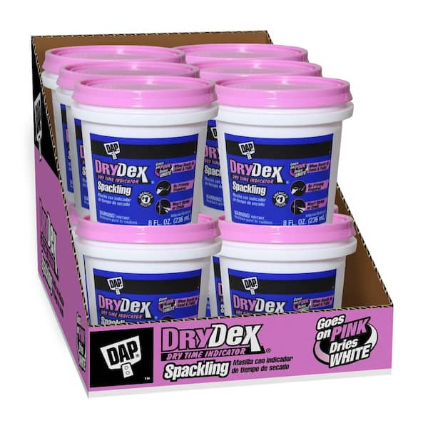 DAP DryDex 8 oz. Dry Time Indicator Spackling Paste (12-Pack)