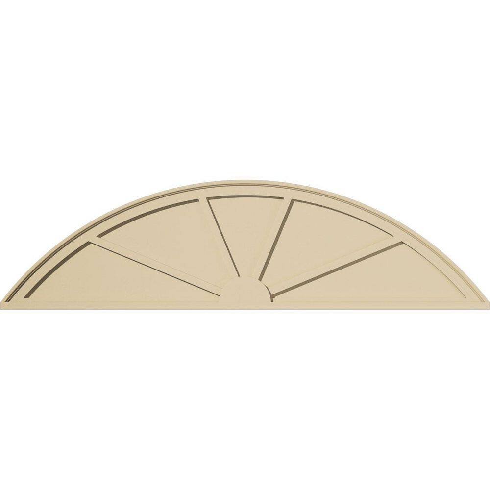 66-in W x 17-1/2-in H x 2-in P Segment Arch 4-SpokeSignature Urethane Pediment, Primed Tan price history on PriceWatchPro