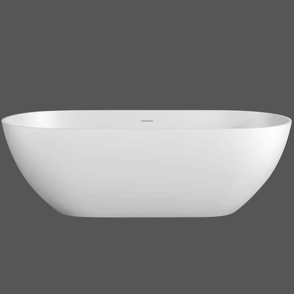 Zeafive Dos 59 in. x 29.5 in. Solid Surface Stone Resin Flat