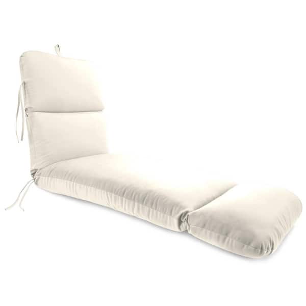 74 in. L x 22 in. W x 5 in. T Rectangular Outdoor Chaise Lounge Cushion in Veranda Cream