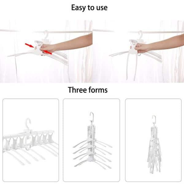 Trademark Home Plastic Coat Hangers 10-Pack 82-5523 - The Home Depot