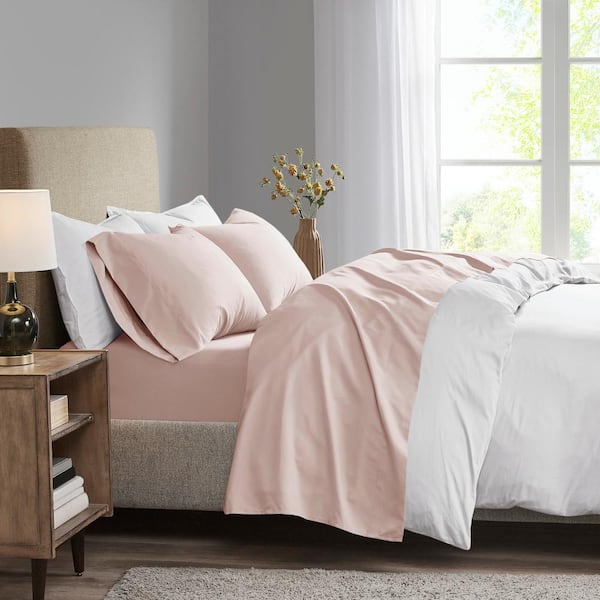 Blush Queen Luxurious Brushed Microfiber Deep Pocket Sheet Set