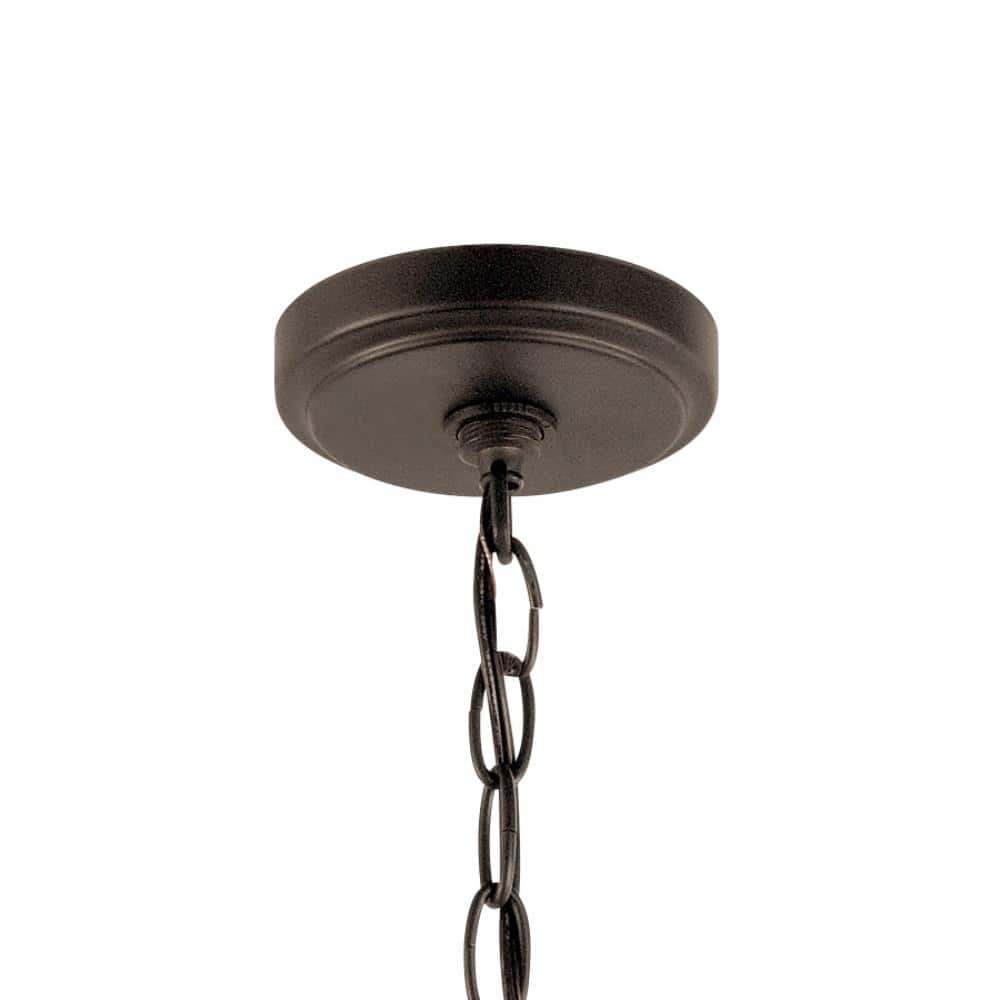 Winslow Bronze 3-Light Mini Chandelier with Clear Glass