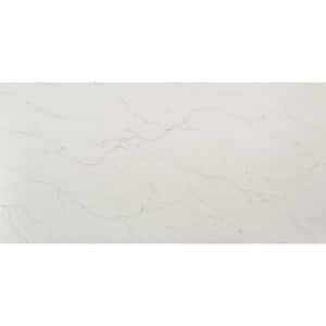 Quartz Countertop Sample in Calacatta Prado