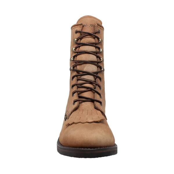 AdTec Men's Size 10 Tan Leather 9 in. Cowboy Boots 9224-W100 - The
