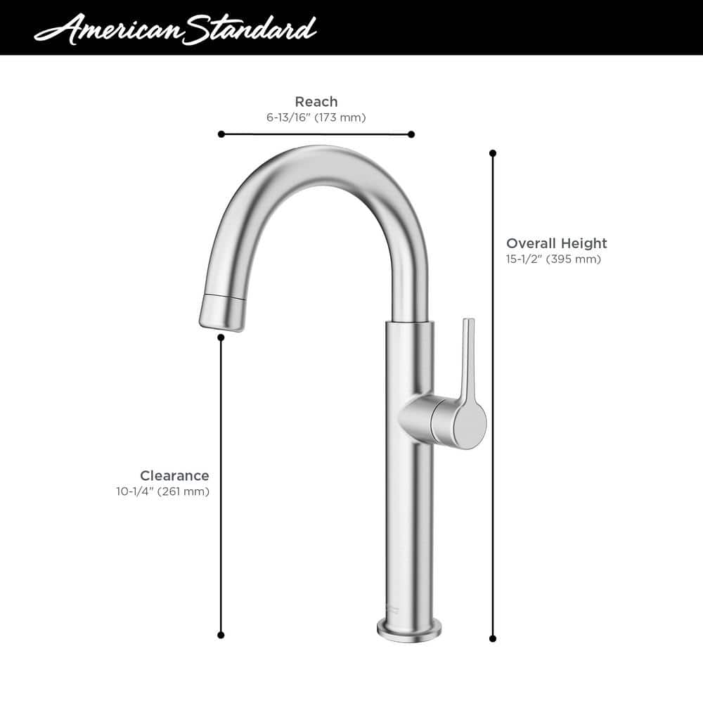 Stainless Steel Single-Handle Pull-Down Bar Faucet