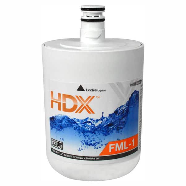 HDX FML-1 Premium Refrigerator Water Filter Replacement Fits LG LT500P