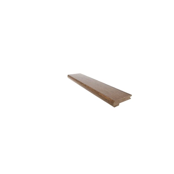 Stair Nose Oak Pearse. 70 in. T x 2.75 in. W x 78 in. L Matte Solid Hardwood Trim