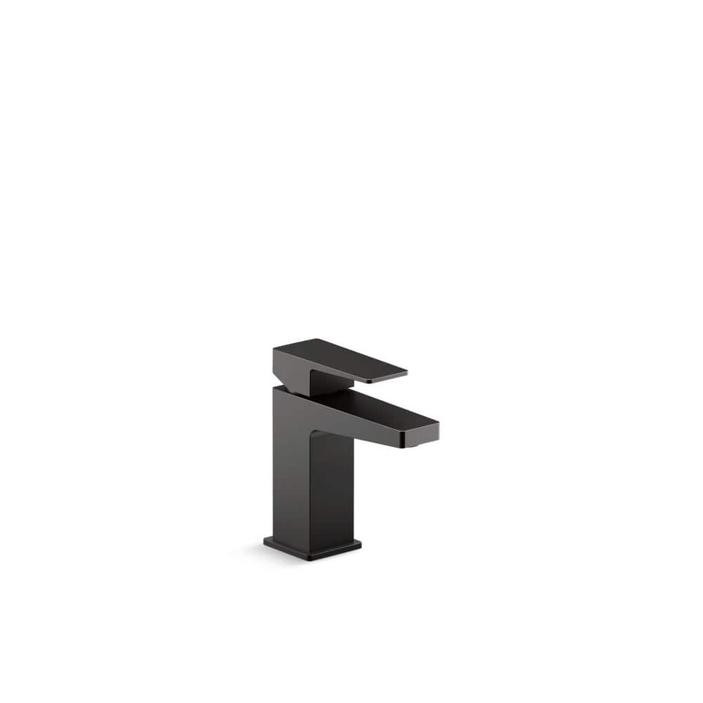 Honesty Matte Black Single-Handle Low-Arc Bathroom Faucet