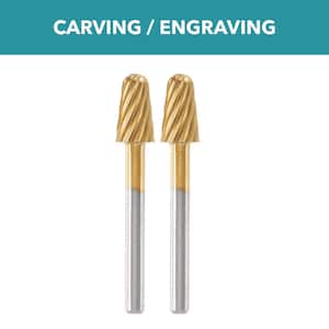 Max Life 1/4" Rotary Carving Bit (2-Pack)