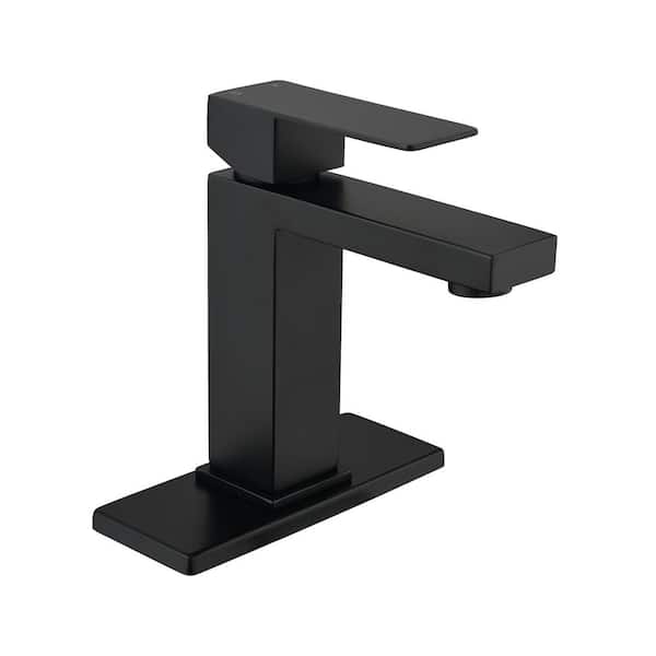 Fapully SingleHandle Single Hole 304 Stainless Steel Bathroom Faucet