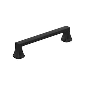 Hybridize 5-1/16 in. Modern Matte Black Bar Cabinet Pull