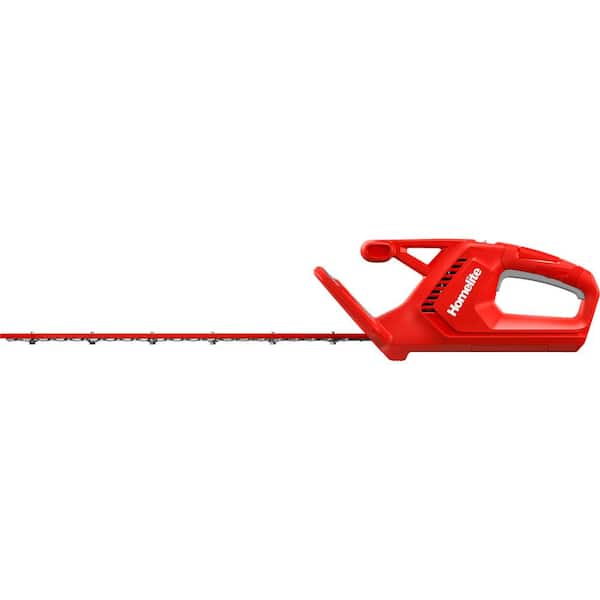 Homelite 12V Lithium 18 in. Cordless Hedge Trimmer with Internal 2.5 Ah Battery and Charger