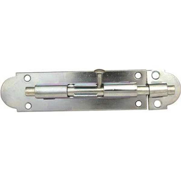 ULTRA HARDWARE 5 in. Zinc Plated Barrel Surface Bolt