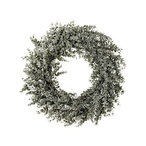 26 in. Artificial Grey Green Eucalyptus Wreath