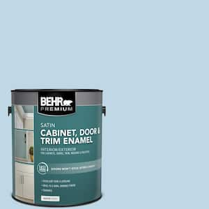 1 gal. #M500-1 Tinted Ice Satin Enamel Interior Cabinet & Trim Paint