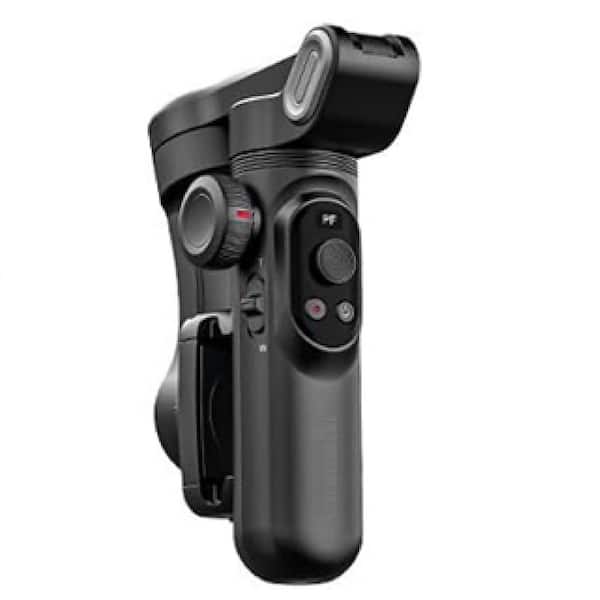 3-Axis Smartphone Gimbal Stabilizer with AI Tracking Sensor OLED Screen, Built-in Light, Magnetic for iPhone and Android