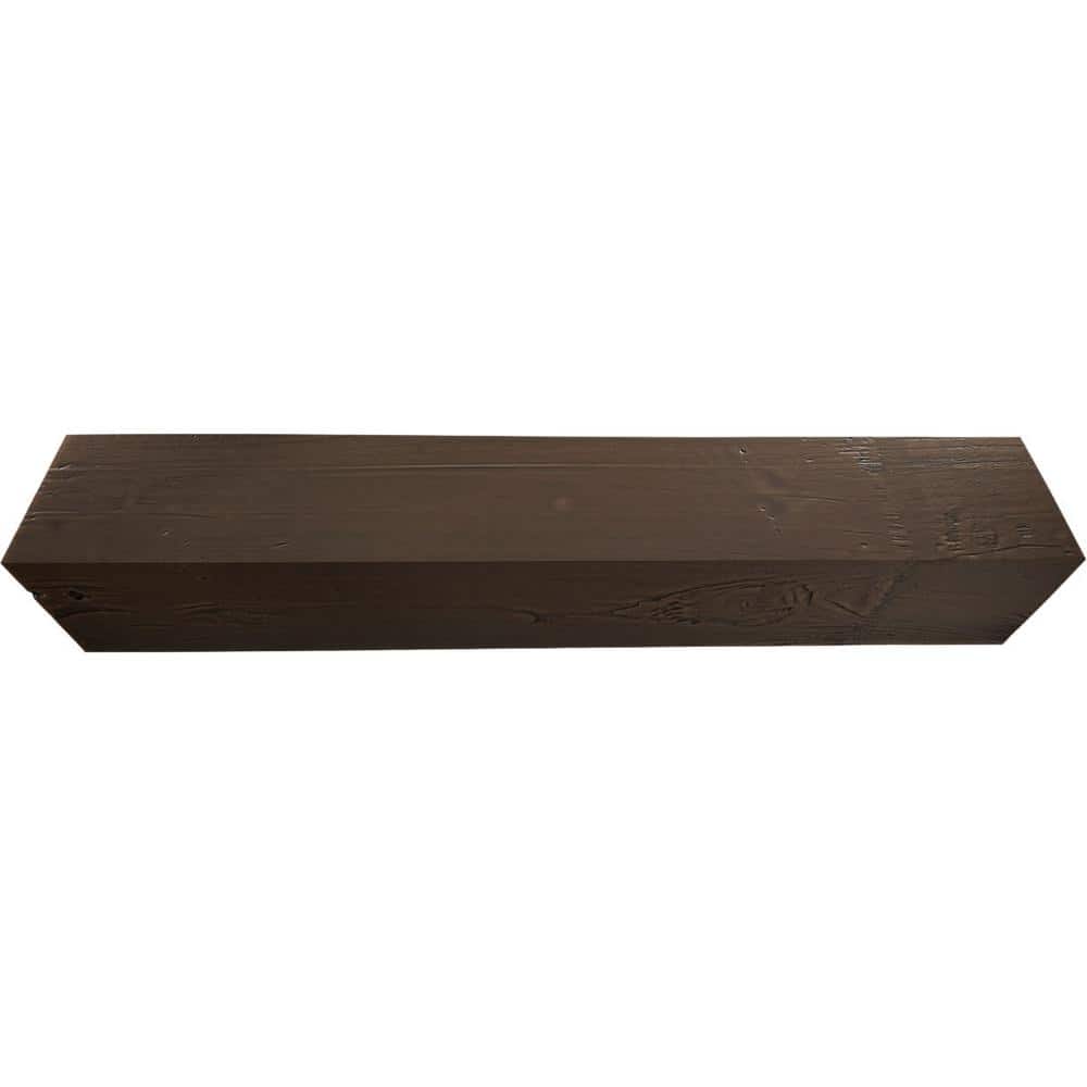 8' Premium Aged Faux Wood Knotty Pine Ceiling Beam