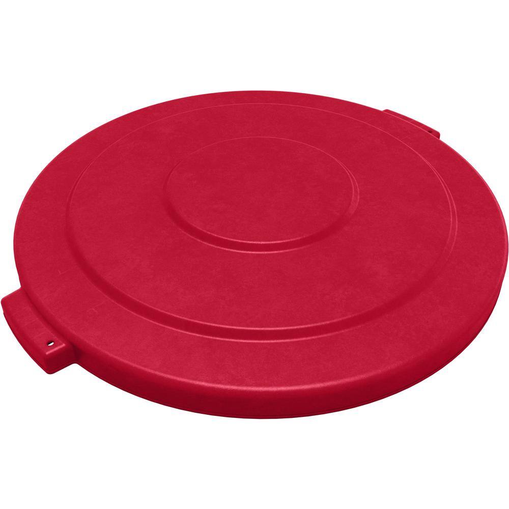 Reviews for Carlisle 10 Gal. Red Round Trash Can Lid for Bronco Trash ...