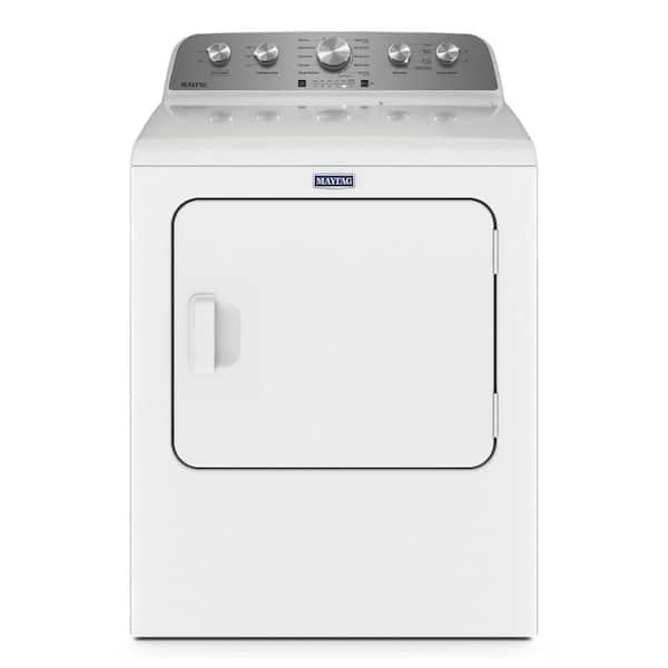 7.0 cu. ft. Vented Electric Dryer in White