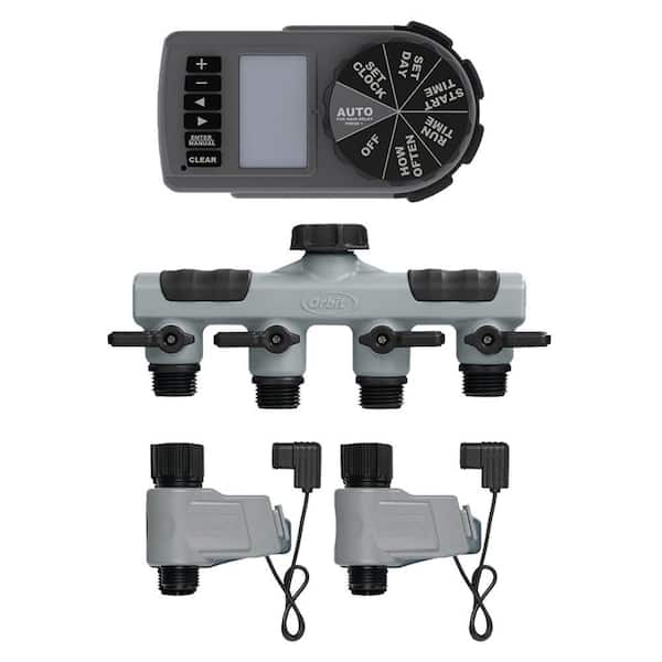 Orbit Automatic Expandable 4-Outlet Water Timer