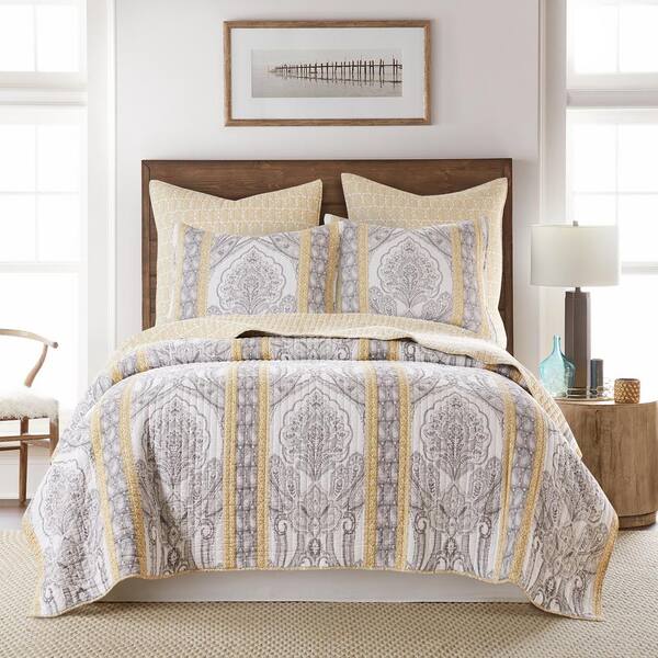 Chic Home Safira 5 Piece Paisley Quilt Set King