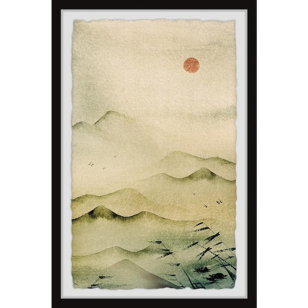 Unbranded "Born to Explore" by Marmont Hill Framed Nature Art Print 18 in. x 12 in.