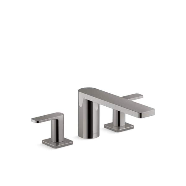 KOHLER Parallel Deck-Mount Double Handle Bath Faucet in Vibrant ...