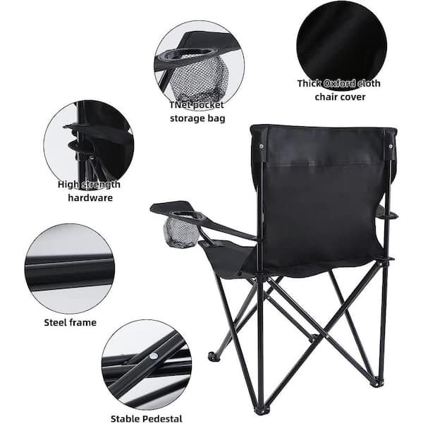 Siavonce Portable Camping Chair Backpacking Chair with Anti-Slip Siavonce Portable Camping Chair Backpacking Chair with Anti-Slip