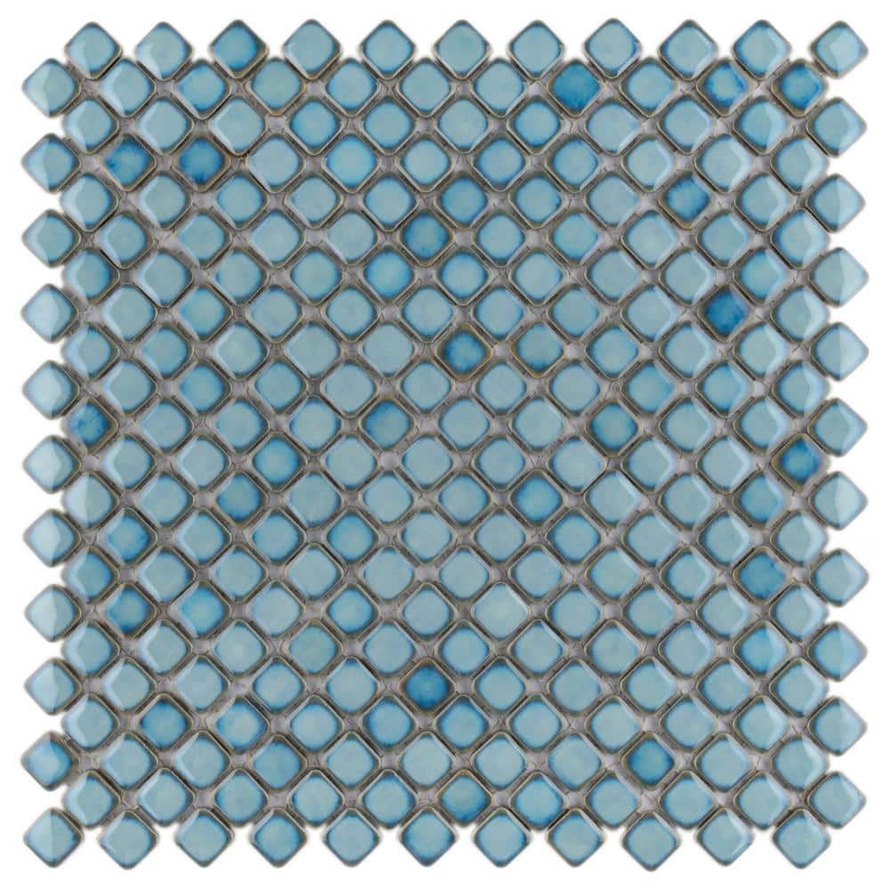 Hudson Diamond Marine 12 in. x 12 in. Porcelain Floor and Wall Mosaic Tile (10.6 sq. ft./Case) price history on PriceWatchPro