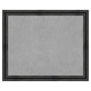 Rustic Pine Black 45 in. x 37 in Framed Magnetic Board