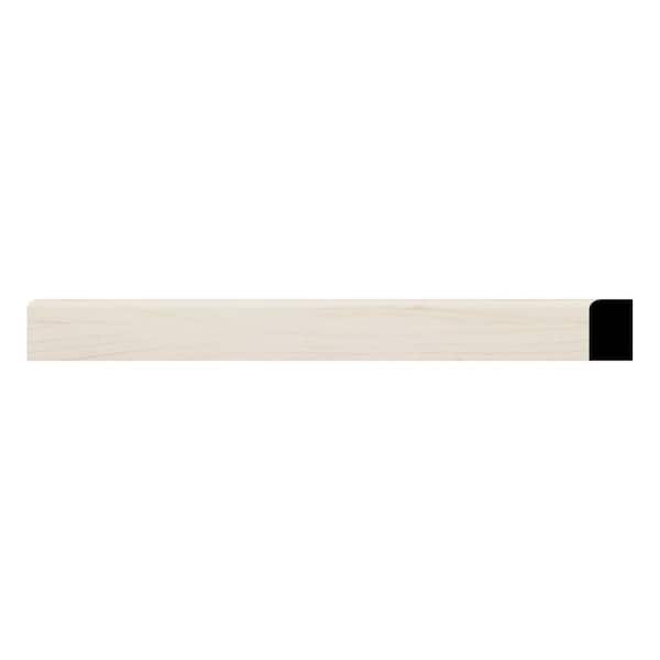 WM52 0.44 in. D x 0.75 in. W x 96 in. L Wood (Maple) Shoe Moulding
