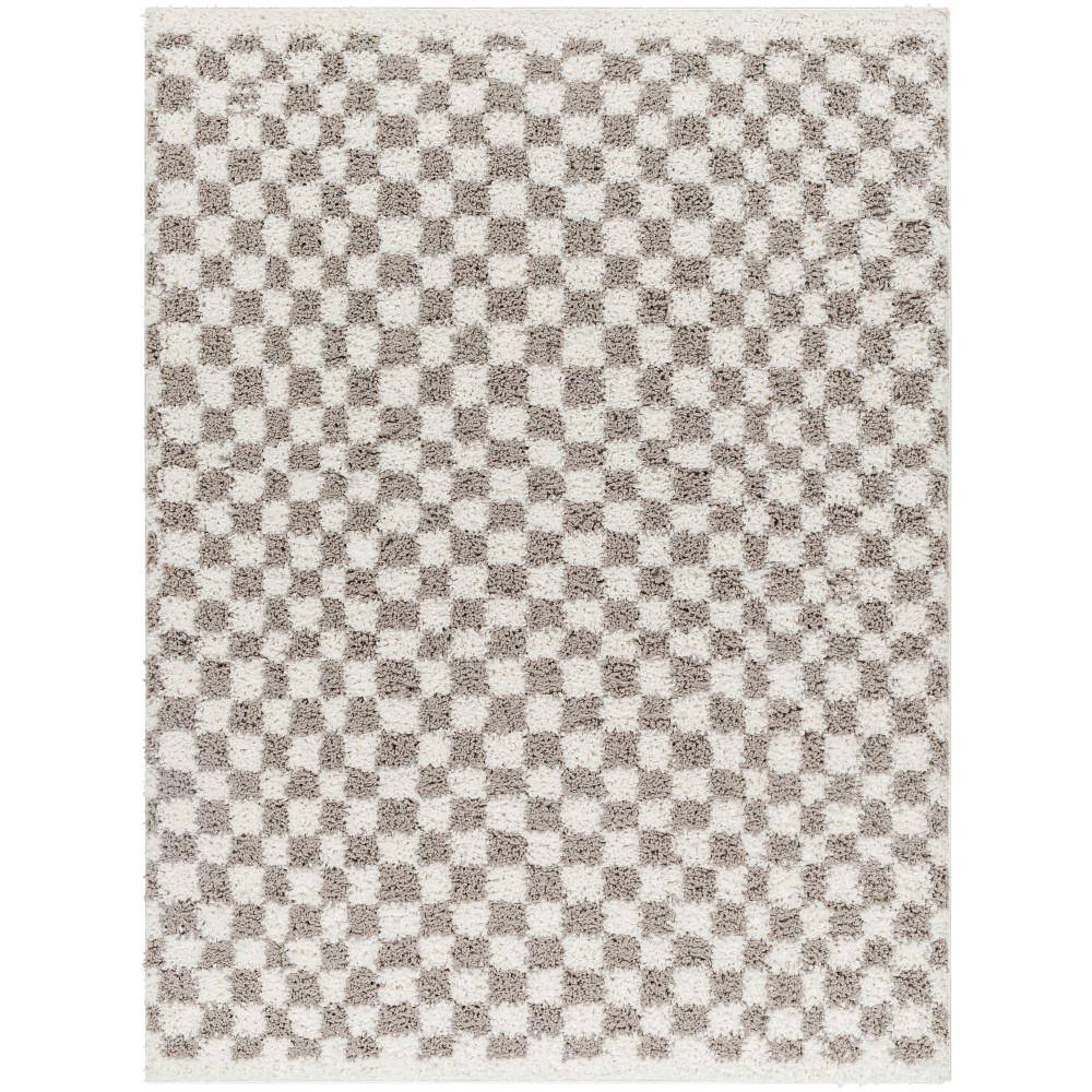 Artistic Weavers Birmingham Gray 8 ft. x 10 ft. Checkered Indoor Area
