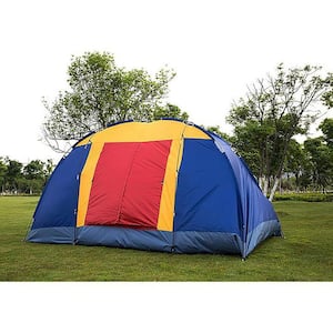 OUTBOUND 6-Person 3 Season Long Camping Dome Tent with Rainfly and