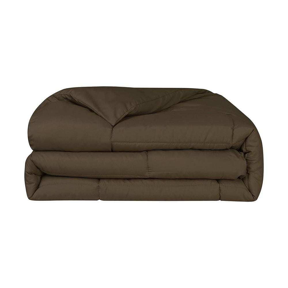Twin Chocolate Down Alternative Microfiber Comforter