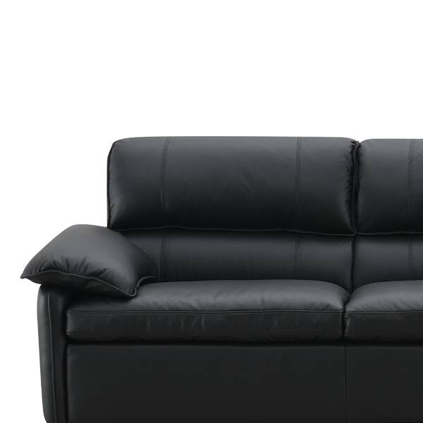 【ACME Furniture IRVIN SOFA】 レザーソファセット ACME Furnitureのアイアンとコットンベルトのハードなレザー