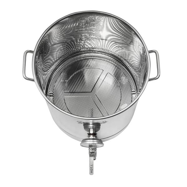 The London Sip 5-Cups Stainless Steel Kettle with Beverage Thermometer  K1200S - The Home Depot